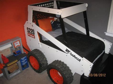 skid steer toddler bed|front end loader bed.